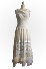 Load image into Gallery viewer, Montmartre Dress w/ Jacquard Top - Off White - S/M
