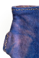 Load image into Gallery viewer, Merino Fingerless Gloves - Purple &amp; Blush
