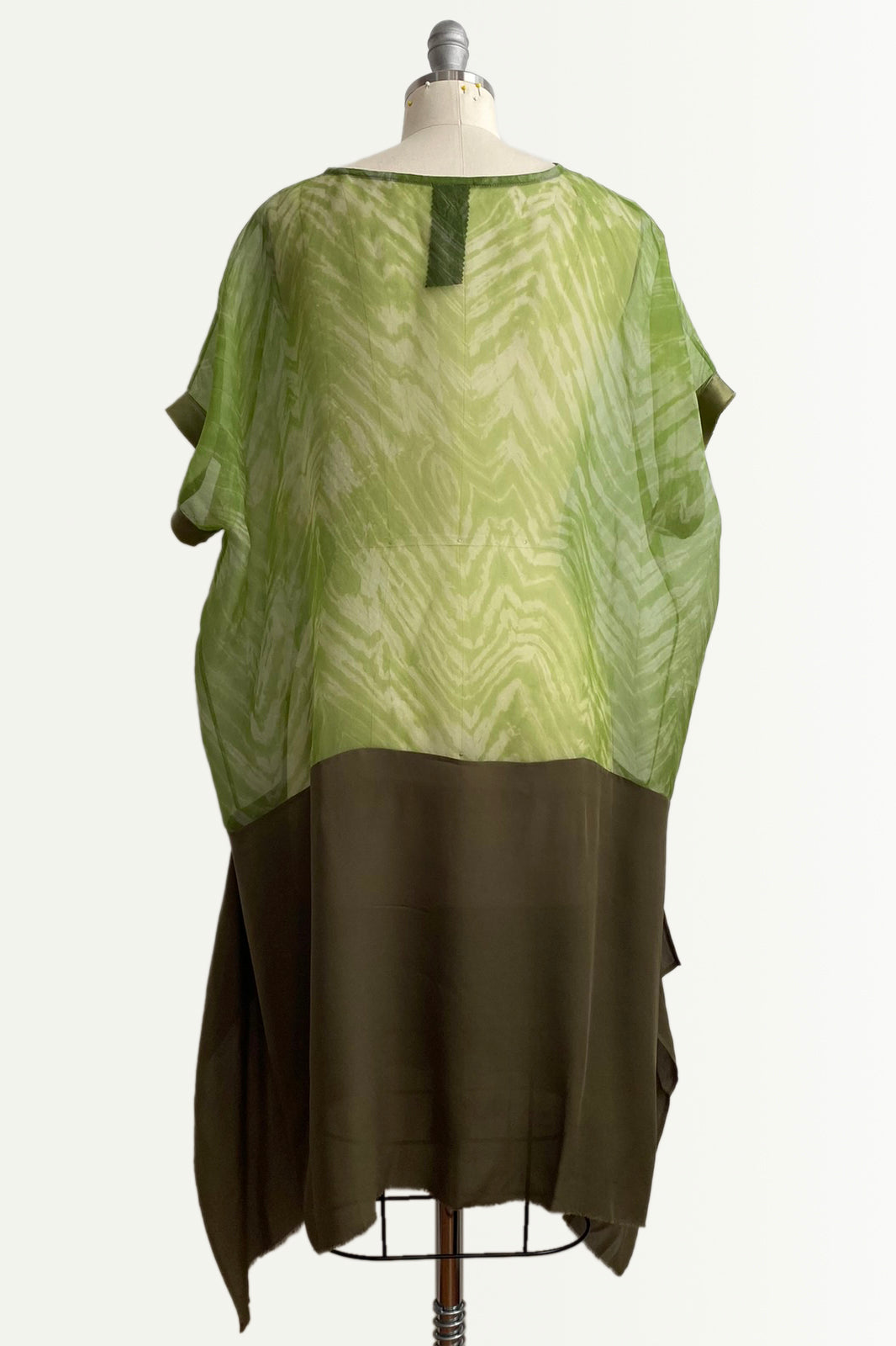 Essa Dress w/ Arashi Dye - Green - Medium