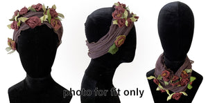 Flower Collar Headband - Blue Violet & Purples
